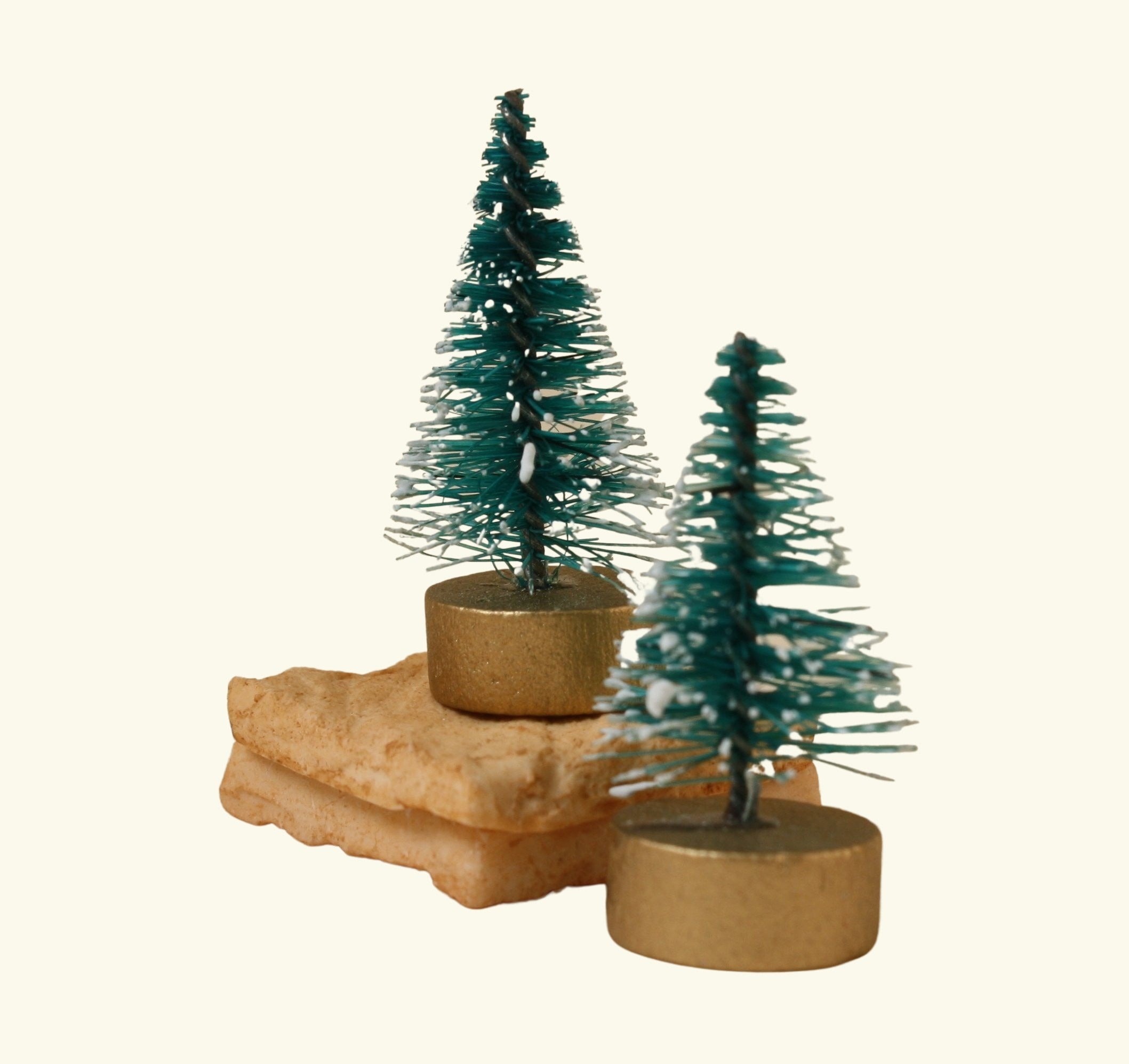 Micro Christmas Trees - Only 1" Tall - 6 Pcs - 218-0515