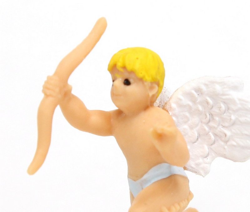 Miniature Cupid Figure with Wings - 1" Tall - Set of 4 - 234-003