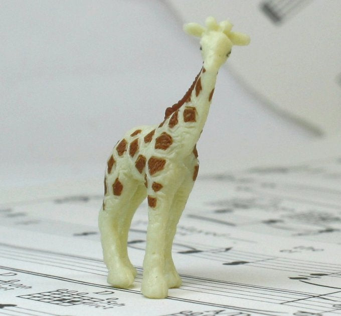 Giraffes Babies - Hand Painted -  Set of 4 - 234-2622