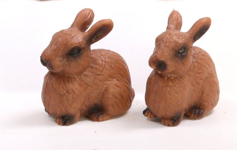 Rabbits - Realistic Bunnies - Set of 4 - 234-5422