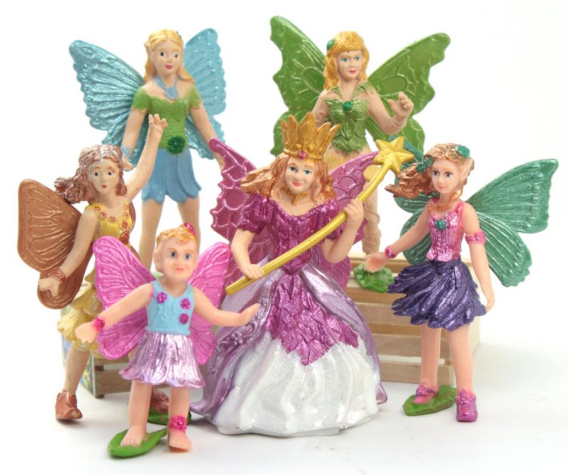 Fairy Set -  Set of 6  - 2" Tall - 268-9804