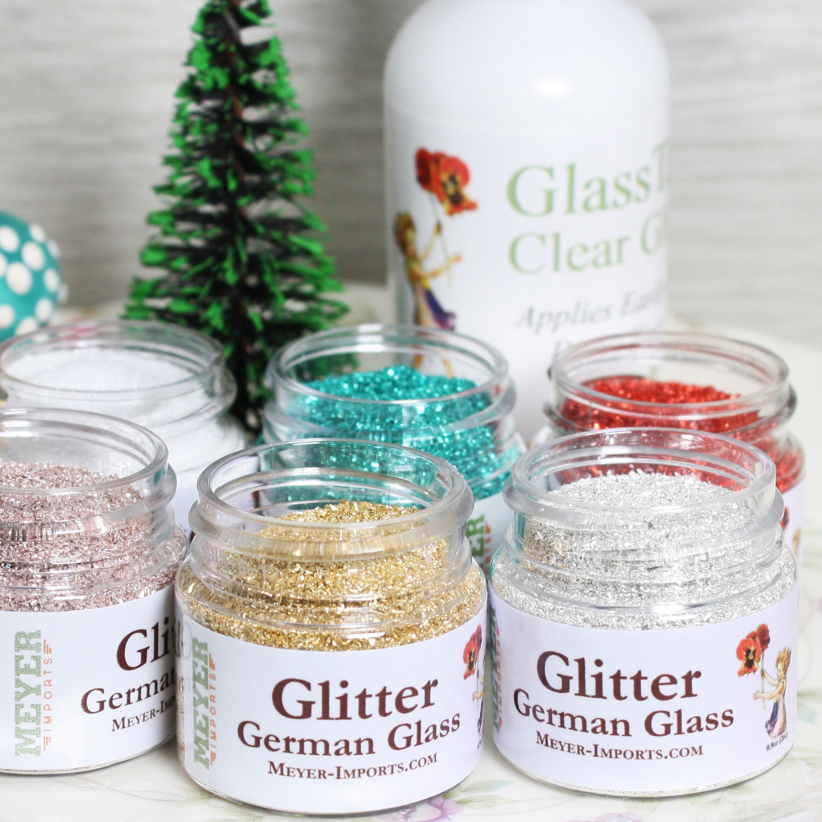 Christmas Glitter Set - 6 Jars - 90 Grit - 311-0905