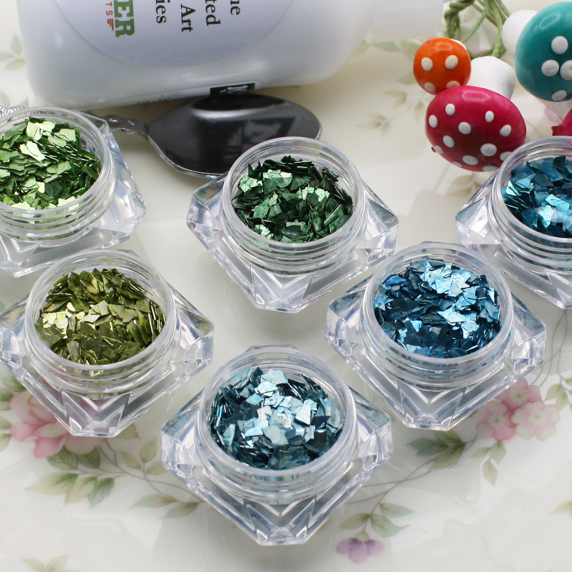 Super Shards - Blues & Greens - 6 Glitters! - 311-0821