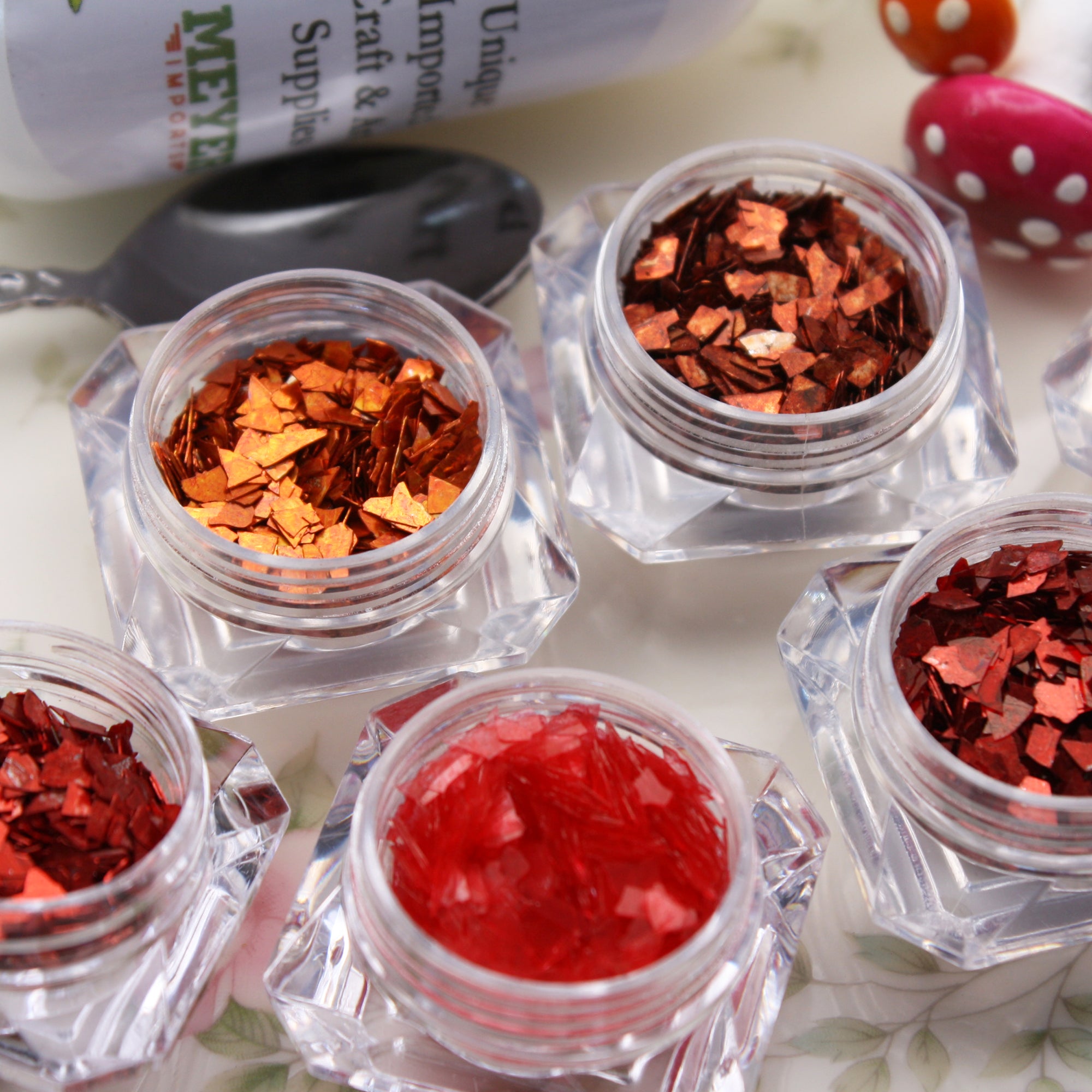 Super Shards - Reds & Oranges - 6 Glitters! - 311-0822