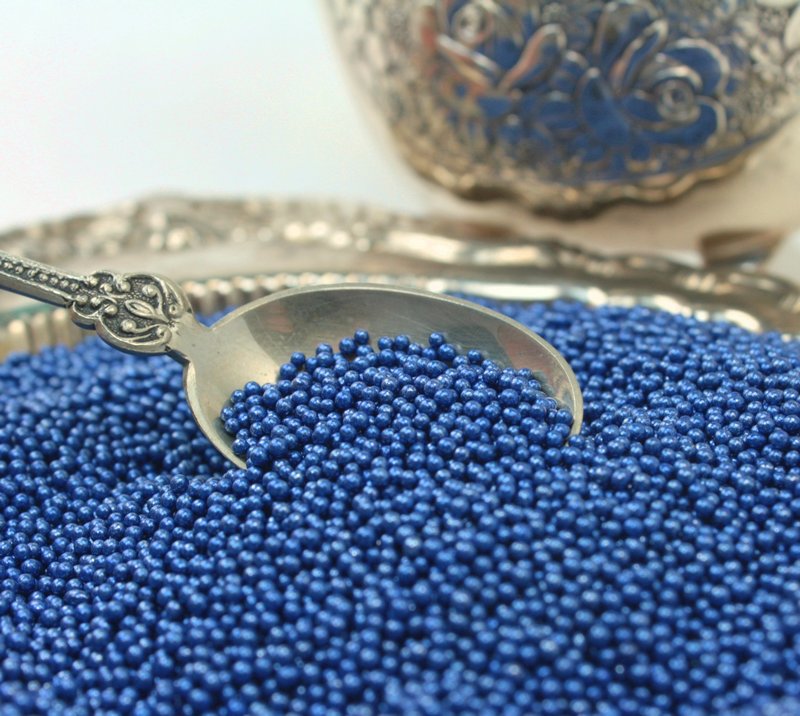 Blue - Glass Deco Beads (311-3002)