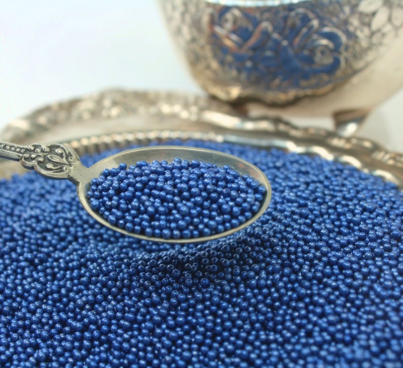 Blue - Glass Deco Beads (311-3002)