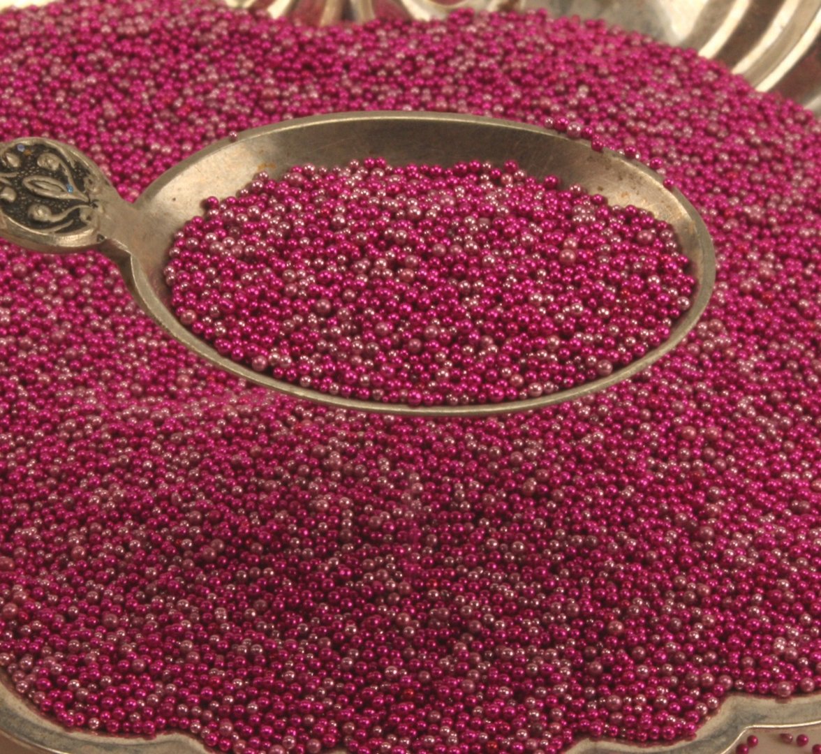 Fuchsia - Glass Deco Beads (311-3007)