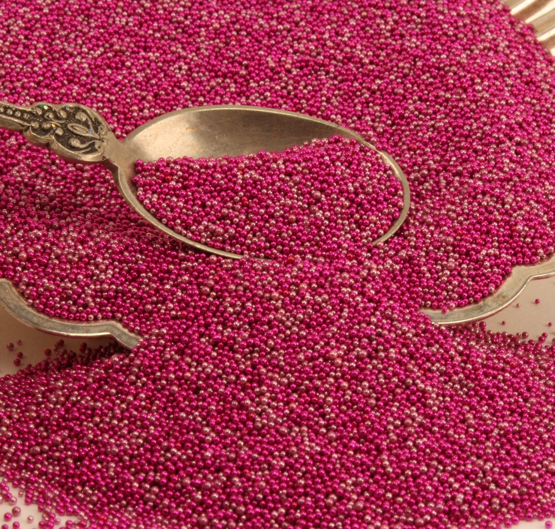 Fuchsia - Glass Deco Beads (311-3007)