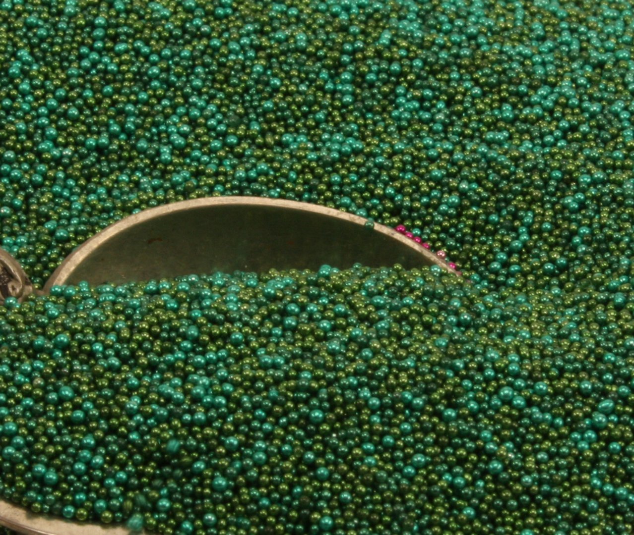 Green - Glass Deco Beads (311-3009)