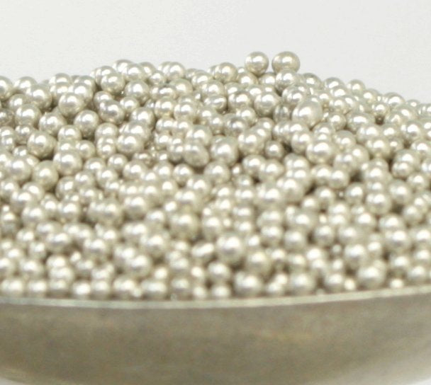 Silver - Glass Deco Beads (311-3015)