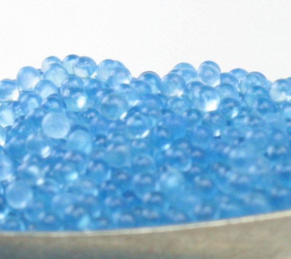 Clear Blue - Glass Deco Beads (311-3019)