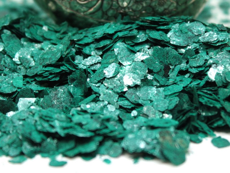 Green - Turquoise - Natural Mica - 311-4322