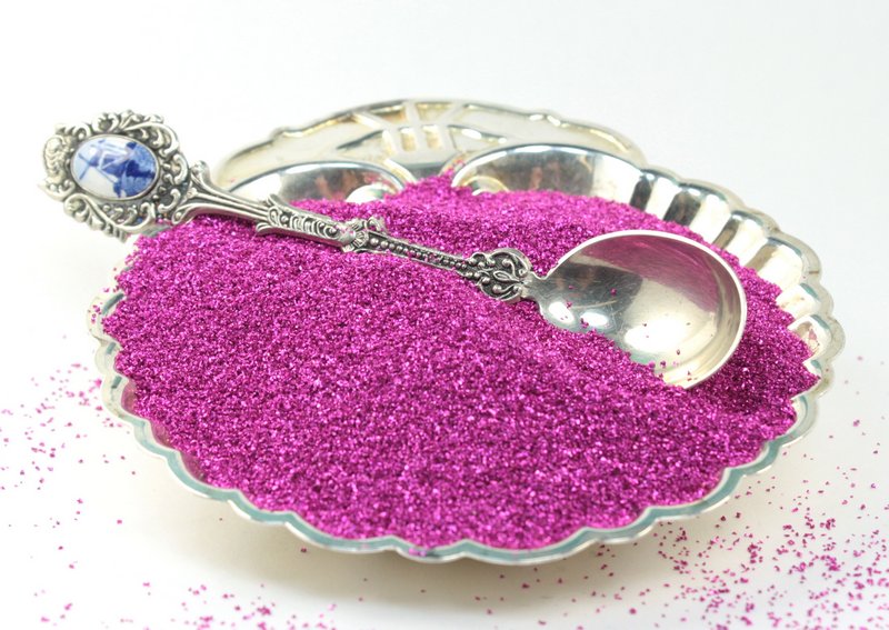 Fuchsia Glass Glitter - 311-9-006