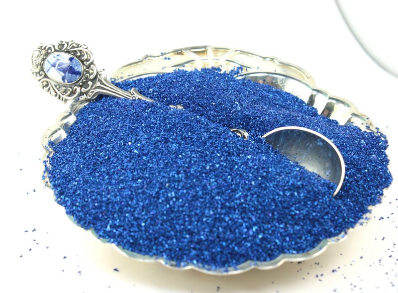 Blue, Dark Blue - Glass Glitter - 311-9-029