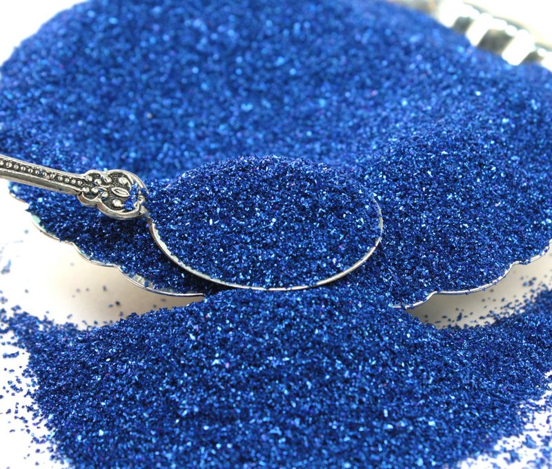 Blue, Dark Blue - Glass Glitter - 311-9-029