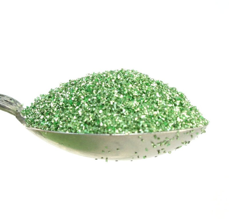 Green, Yellow Green Glass Glitter -  311-9-098