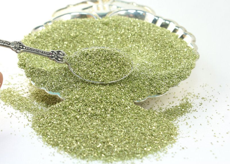 Green, Lime Green Glass Glitter - 311-9-109