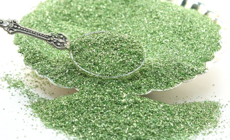 Green, Pale Yellow Green Glitter - 311-9-985