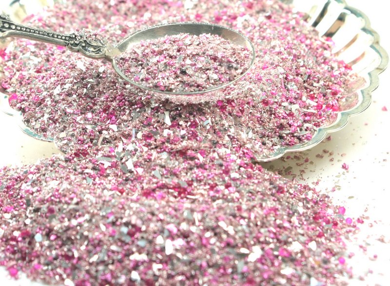 Vintage Rose Glitter - 311-BD-15