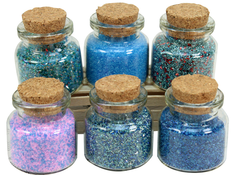 Blue Set of Corked Jars - 311-M-0602