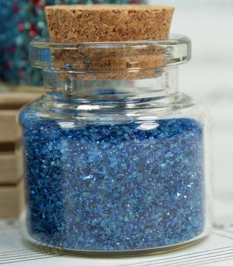 Blue Set of Corked Jars - 311-M-0602