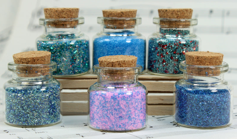 Blue Set of Corked Jars - 311-M-0602