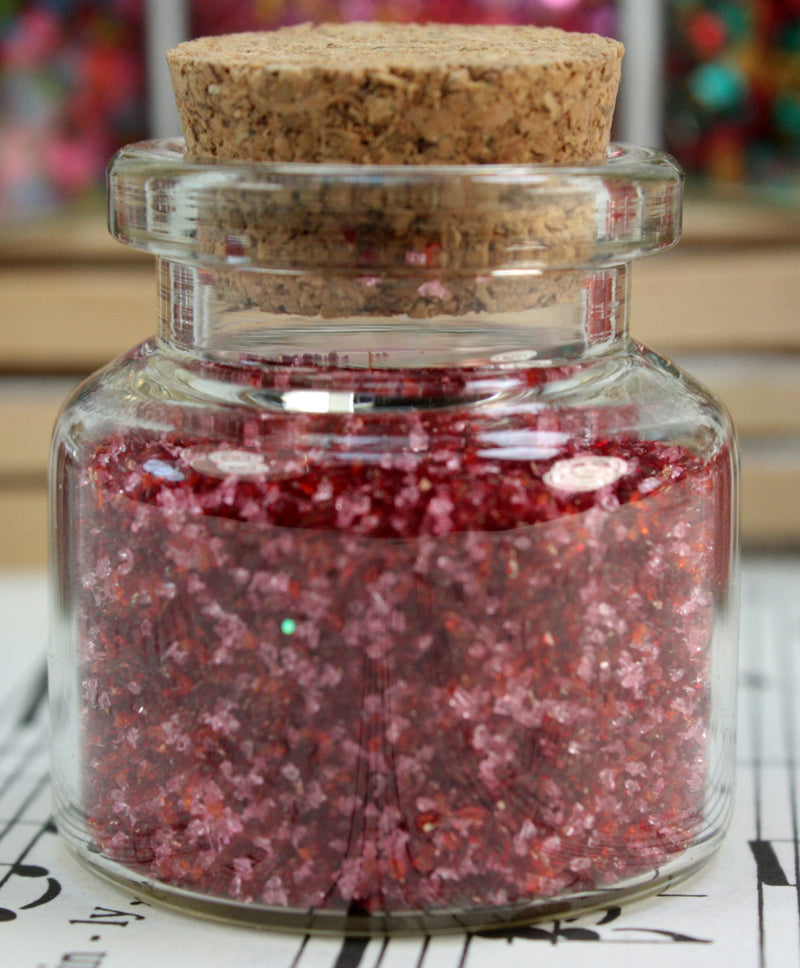 Medley Glitters Set of Corked Jars - 311-M-0605