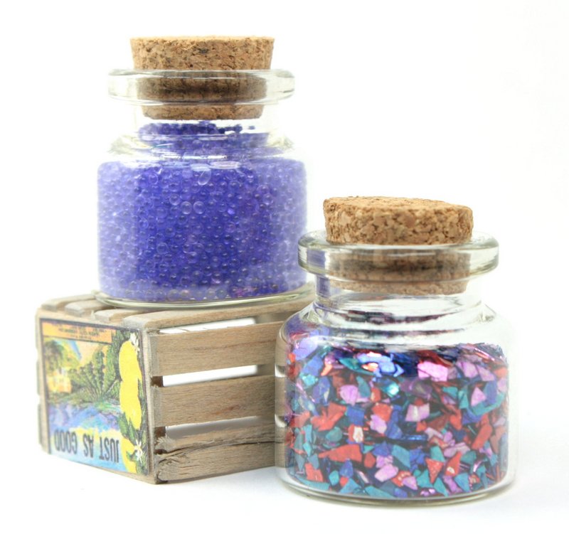 Purple Glitter & Beads Sampler Set - 311-M-0616