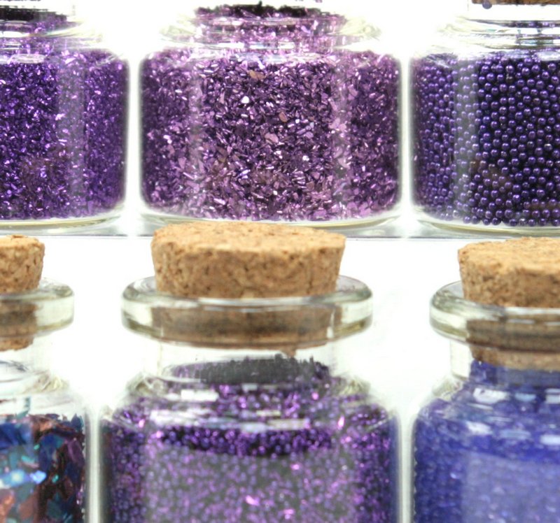 Purple Glitter & Beads Sampler Set - 311-M-0616