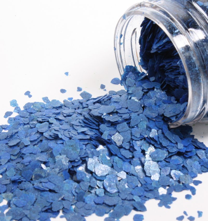 * Deep Blue, Purple, Light Green - Mica Flakes  - 311-M-0701