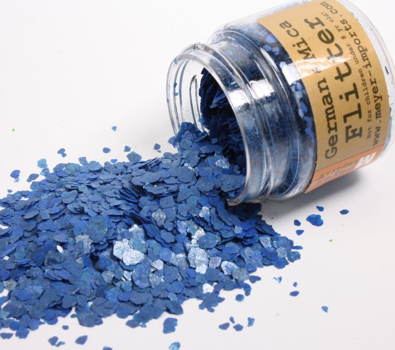 * Deep Blue, Purple, Light Green - Mica Flakes  - 311-M-0701