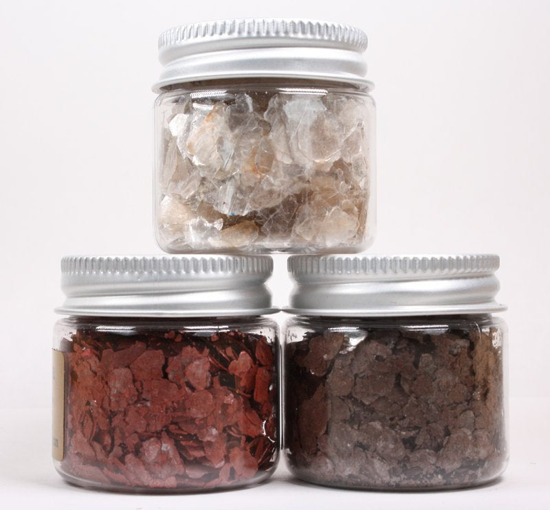 * Pearl, Brick Red, Nutmeg Brown - Mica Flakes - 311-M-0709