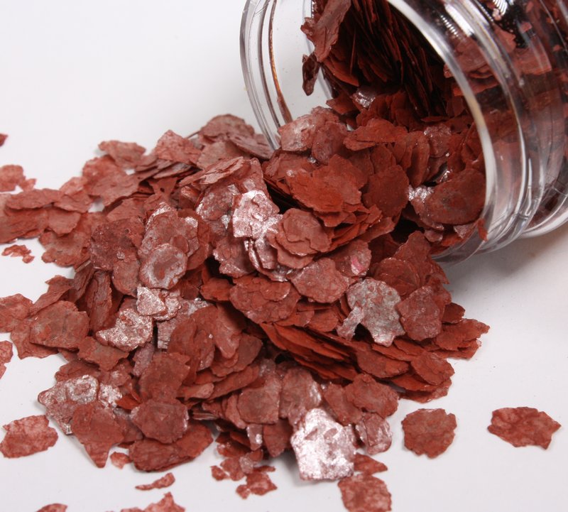 * Pearl, Brick Red, Nutmeg Brown - Mica Flakes - 311-M-0709