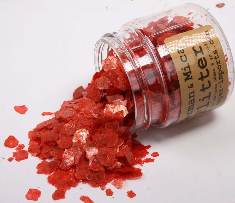 * Pink, Red Cinnabar, Bright Red - Mica Flakes - 311-M-0710