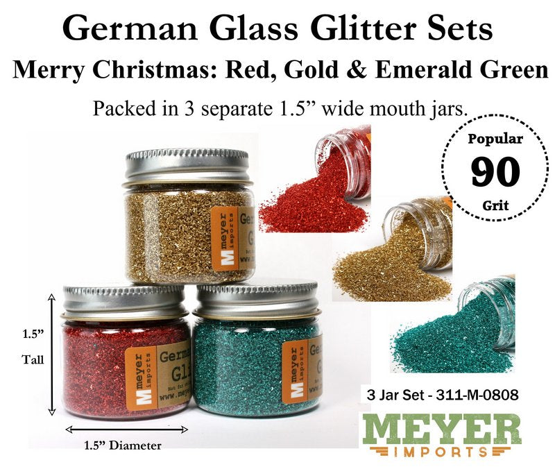 Holiday Glitters - Christmas Colors - 90 Grit - 311-M-0808