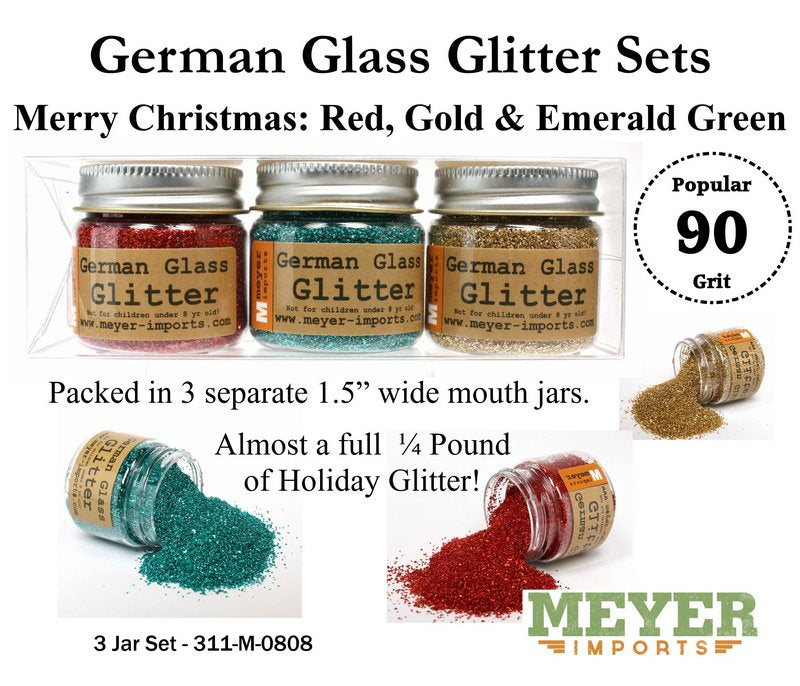 Holiday Glitters - Christmas Colors - 90 Grit - 311-M-0808