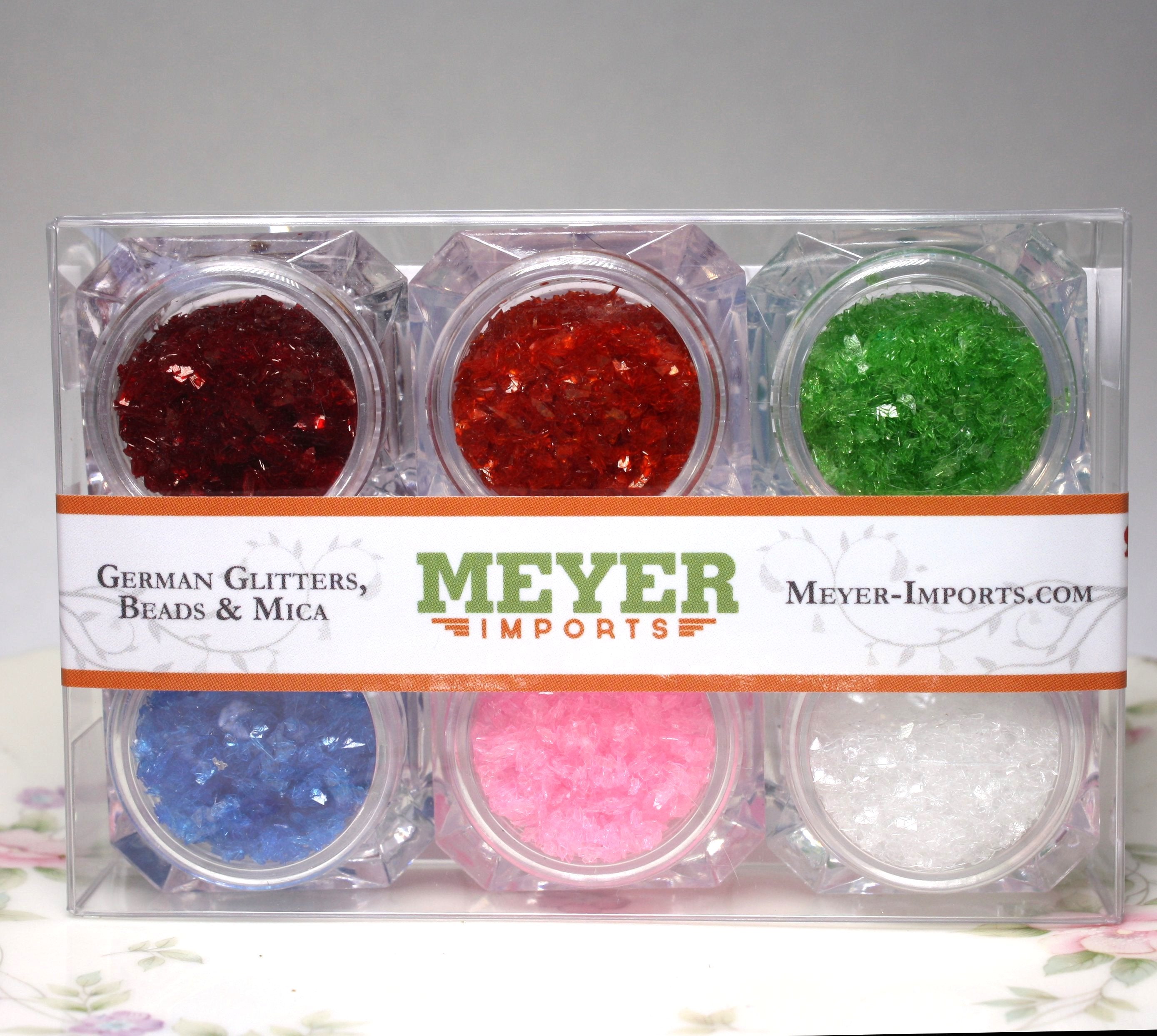 Glitter Crystals Sampler Kit - 70 Grit - 6 Colors - 311-0826