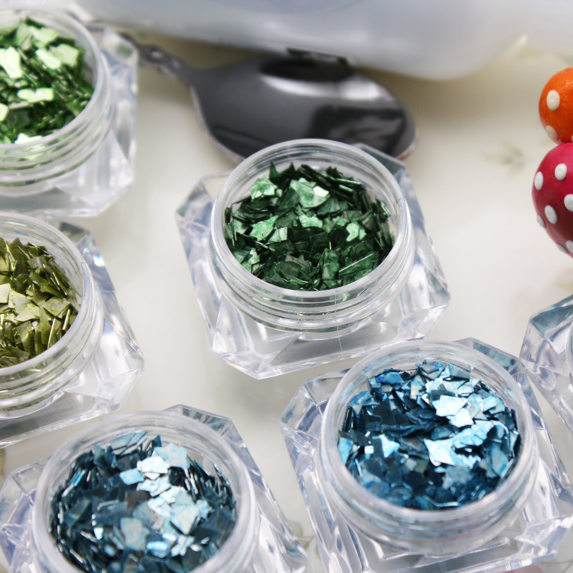 Super Shards - Blues & Greens - 6 Glitters! - 311-0821