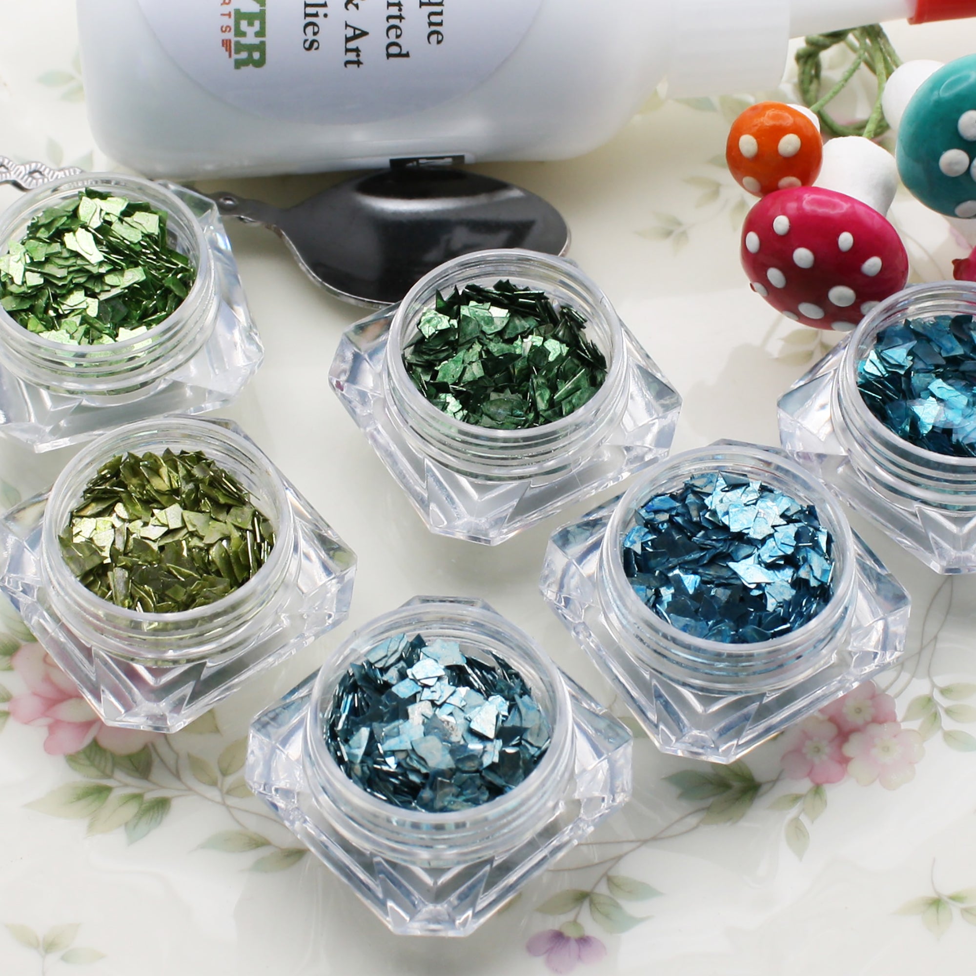 Super Shards - Blues & Greens - 6 Glitters! - 311-0821