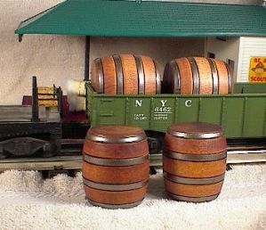 Cargo-To-Go: 4 Large Whiskey Barrel Set - 101-0823