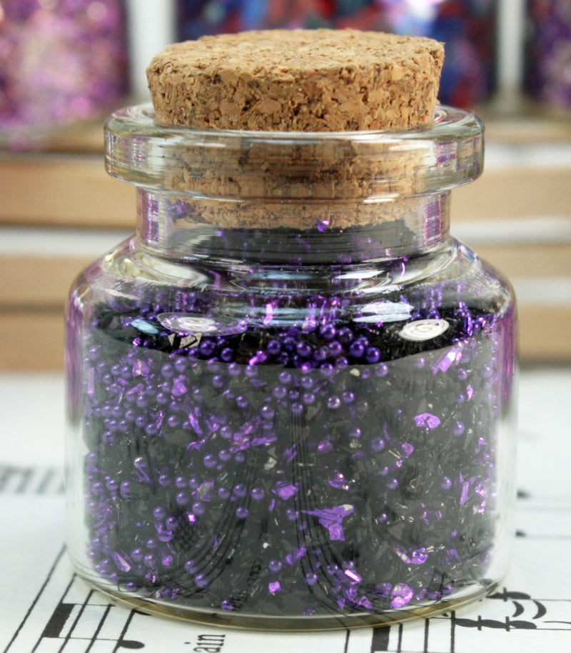 Purple Set of Corked Jars - 311-M-0606