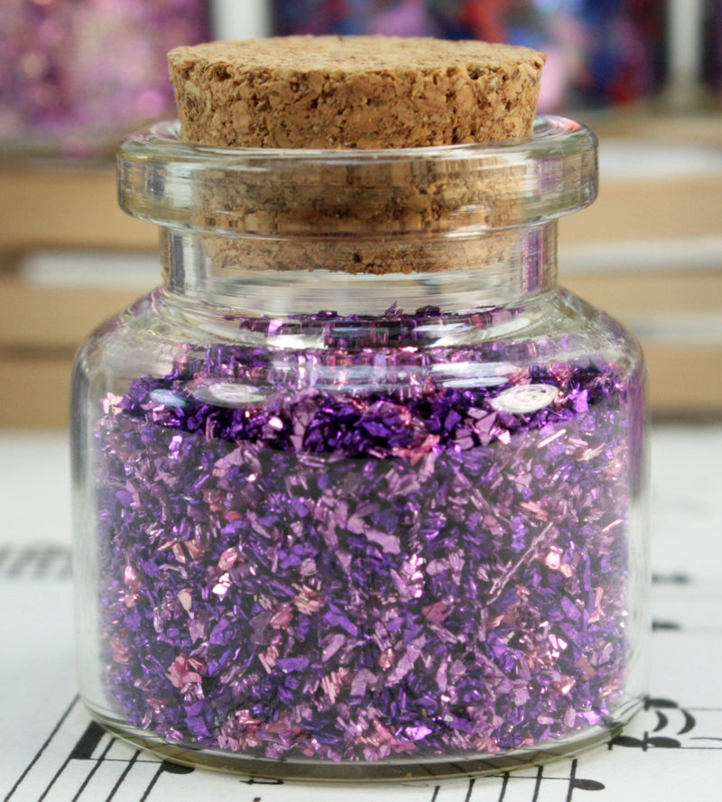 Purple Set of Corked Jars - 311-M-0606