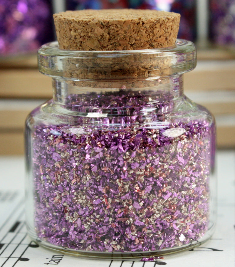 Purple Set of Corked Jars - 311-M-0606