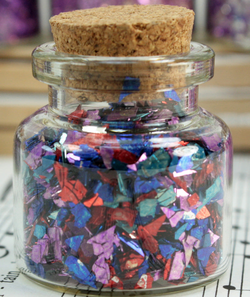 Purple Set of Corked Jars - 311-M-0606