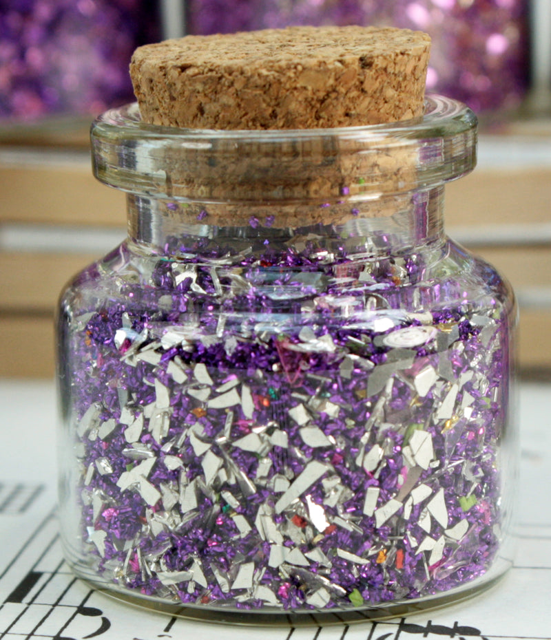 Purple Set of Corked Jars - 311-M-0606