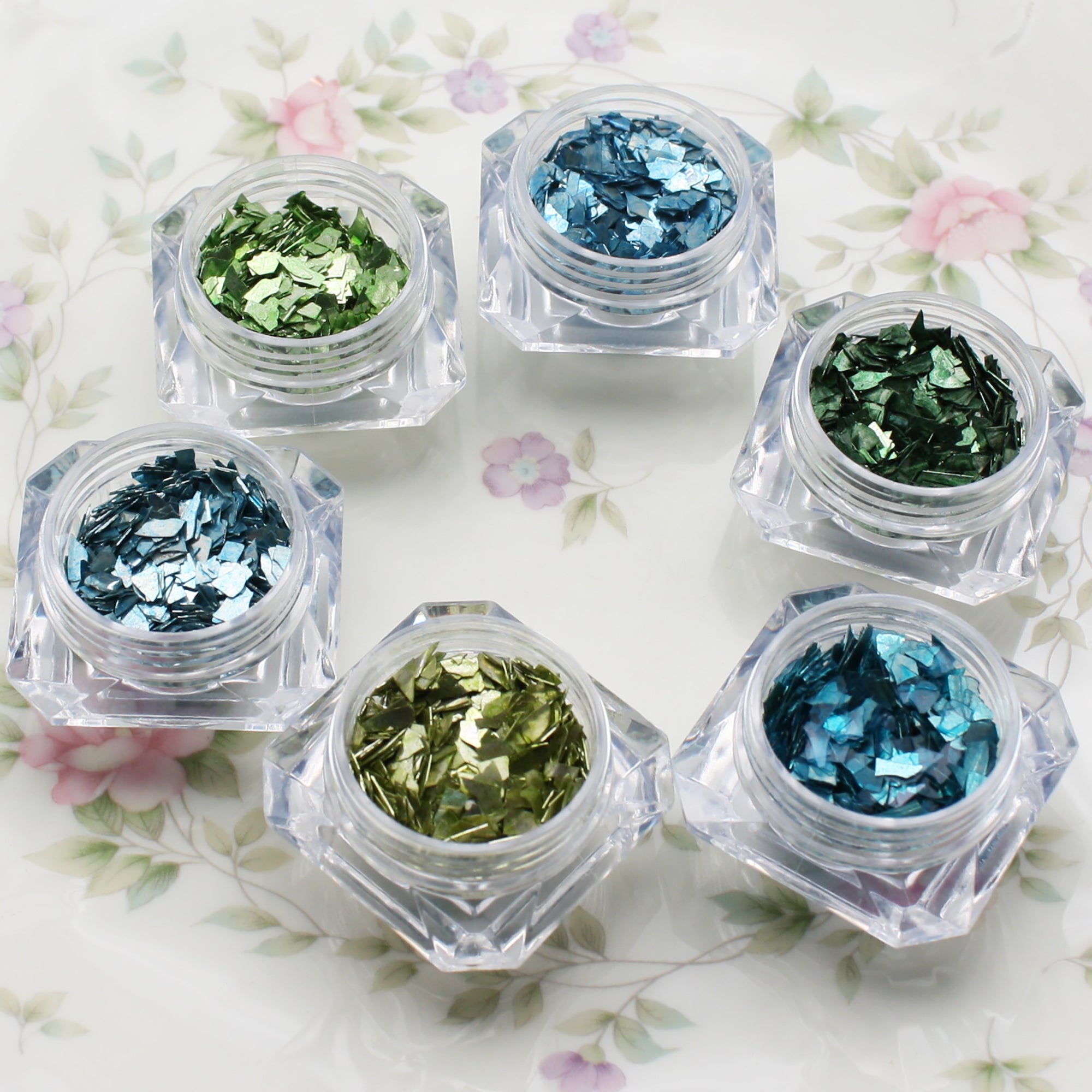 Super Shards - Blues & Greens - 6 Glitters! - 311-0821