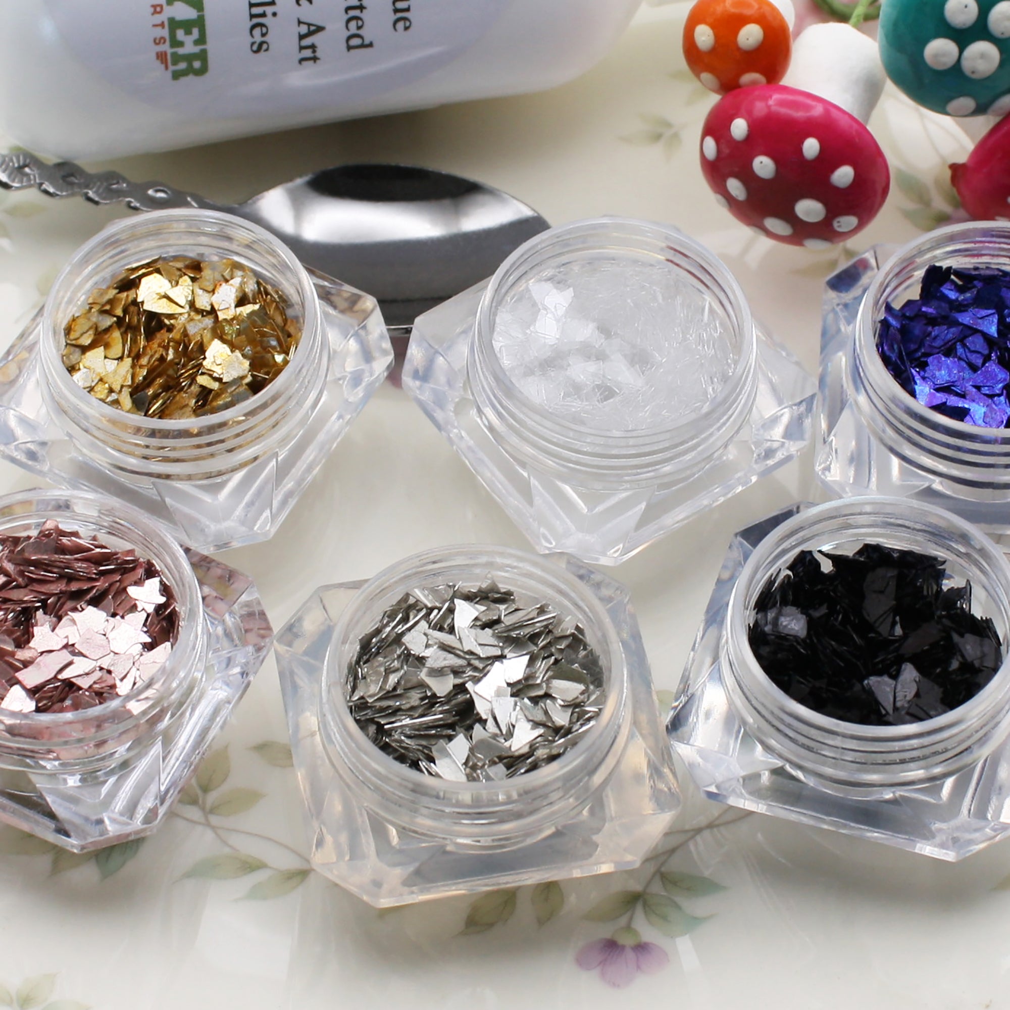 Super Shards - Basic Color Collection - 6 Glitters! - 311-0820