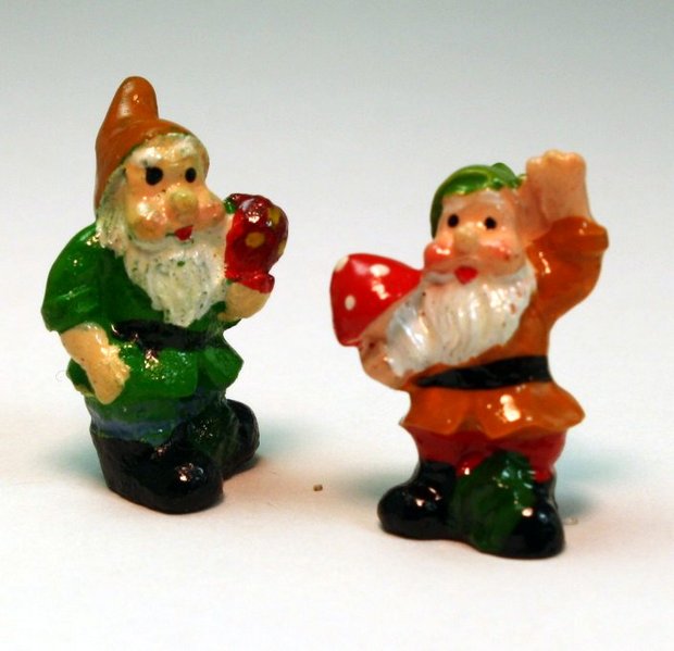 Gnome - 1" Mini  - Set of Four! #800-2613