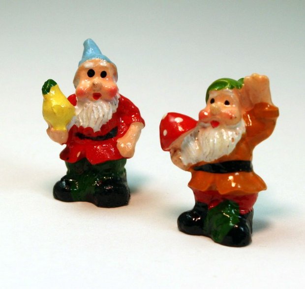 Gnome - 1" Mini  - Set of Four! #800-2613