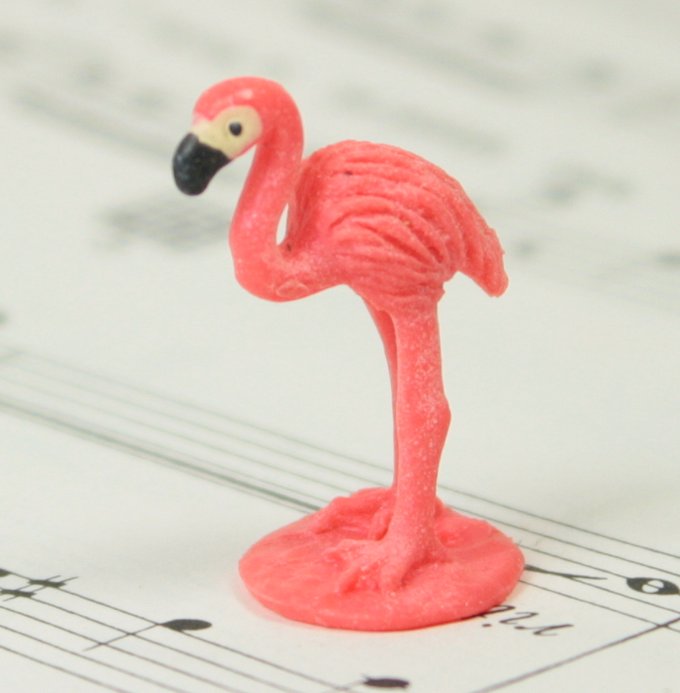 Flamingos -  1" Tall - Set of 4 - 234-4822